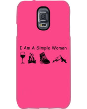 Load image into Gallery viewer, Simple Woman Loves Wine Camping Shoes And Climbing Phone case
