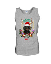 Load image into Gallery viewer, Dachshund Reindeer With Love Gift For Dog Lovers Unisex Tank Top
