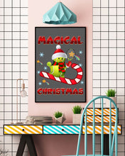Load image into Gallery viewer, Tennis Players Magical Christmas Snowman Gift For Women Vertical Poster
