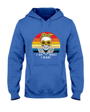 Load image into Gallery viewer, I Do What I Want Skull Sunflower Special Custom Design Hoodie
