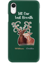 Load image into Gallery viewer, Custom Name Deers Gift For Boyfriend Till Our Last Breath Phone case
