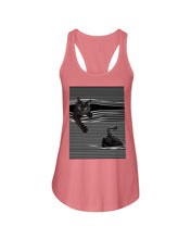 Load image into Gallery viewer, Cats In Your Horizontal Stripes Pocket Trending Gift For Cats Lovers Ladies Flowy Tank
