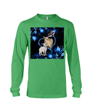 Load image into Gallery viewer, Lovely Phone Case Twinkling Blue Heart Gift For Goat Lovers Unisex Long Sleeve

