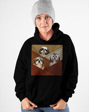 Load image into Gallery viewer, Three Cute Shih Tzu In Bag Gift For Dog Lovers Hoodie
