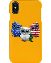 Load image into Gallery viewer, Lovely Phone Case Three Owl With US Flag Gift For Owl Lovers Phone case
