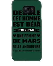 Load image into Gallery viewer, Désolé Cet Homme Est Déjà Pris Par Une Femme De Mars Birthday Gift Phone case
