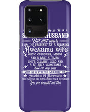 Load image into Gallery viewer, Shes Stubborn Messy And A Brat At Times Black Gift For Husband Phone case
