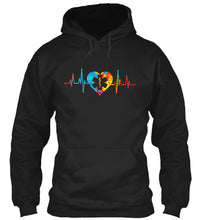 Load image into Gallery viewer, Veterinary Symbol My Heartbeat Meaningful Gift For Women Hoodie
