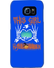 Load image into Gallery viewer, This Girl Loves Halloween Gift For Girls Phone case
