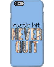 Load image into Gallery viewer, Baseball Hustle Hit Never Quit Gift For Lovers Phone case
