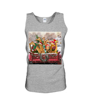 Load image into Gallery viewer, Giraffe Red Car Merry Christmas Gift For Giraffe Lovers Unisex Tank Top

