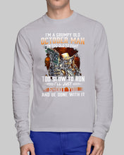 Load image into Gallery viewer, October Grumpy Old Man Will Shoot You For Birthday Gift Unisex Long Sleeve
