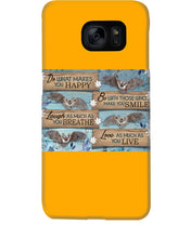 Load image into Gallery viewer, Do What Makes You Happy With Bats Gift For Girls Phone case
