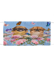 Load image into Gallery viewer, Pekingese With Peonies Gift For Dog Lovers Cloth Face Mask
