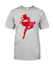 Load image into Gallery viewer, Colorful Red Pink Ballet Girl Gift For Ballet Dancer Guys Tee
