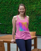 Load image into Gallery viewer, Six Flute Colorful Design Gift For Flute Lovers Ladies Flowy Tank
