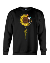 Load image into Gallery viewer, Sunflower Nurse Is My Sunshine  Unique Custom Design Meaningful Present Sweatshirt
