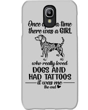 Load image into Gallery viewer, A Girl Who Really Loved Dogs and Had Tattoos Trending Phone case
