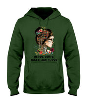 Load image into Gallery viewer, Nerdy Dirty Inked And Curvy Funny Gift For Friends Hoodie
