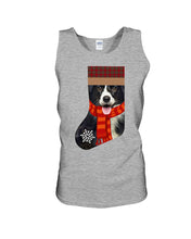 Load image into Gallery viewer, Santa Border Collie In Stock Gift For Dog Lovers Unisex Tank Top
