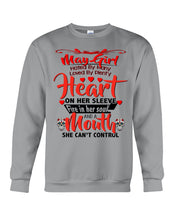 Load image into Gallery viewer, May Girl Hated By Many Loved By Plenty Sweatshirt
