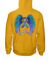 Load image into Gallery viewer, You Matter Ribbon Awareness With Angel Wings Hoodie
