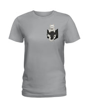 Load image into Gallery viewer, Cat In Your Front Pocket Great Gift For Cat Lovers Ladies Tee

