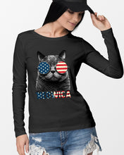 Load image into Gallery viewer, Meowica Funny Cute Gifts Unisex Long Sleeve
