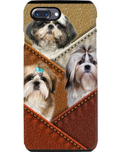 Load image into Gallery viewer, Three Cute Shih Tzu In Bag Gift For Dog Lovers Phone case
