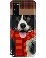 Load image into Gallery viewer, Santa Border Collie In Stock Gift For Dog Lovers Phone case
