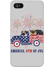 Load image into Gallery viewer, America 4th Of July Truck Pug Gift For Dog Lovers Phone case
