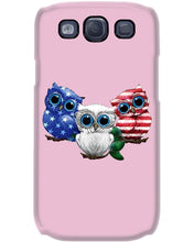 Load image into Gallery viewer, Lovely Phone Case Three Owl With US Flag Gift For Owl Lovers Phone case
