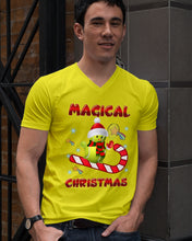 Load image into Gallery viewer, Tennis Players Magical Christmas Snowman Gift For Women Guys V-Neck
