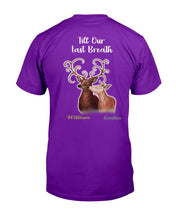 Load image into Gallery viewer, Custom Name Deers Gift For Boyfriend Till Our Last Breath Guys Tee
