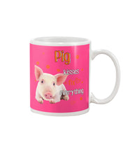 Load image into Gallery viewer, Pig Kisses Fix Everything Gift For Pig Lovers Mug

