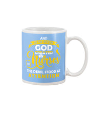 Load image into Gallery viewer, Coffee Cup And On The 8th Day God Created Nurses  Custom Gift For Nurse Mug
