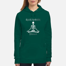 Load image into Gallery viewer, Yoga Iron Skeleton Dark Blue Background Gift For Men Hoodie
