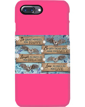 Load image into Gallery viewer, Do What Makes You Happy With Bats Gift For Girls Phone case
