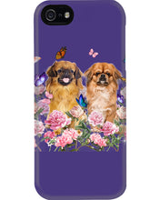 Load image into Gallery viewer, Pekingese With Peonies Gift For Dog Lovers Phone case
