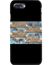 Load image into Gallery viewer, Do What Makes You Happy With Bats Gift For Girls Phone case
