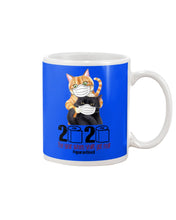 Load image into Gallery viewer, 2020 The Year When Shit Got Real Trending For Cat Lovers Mug
