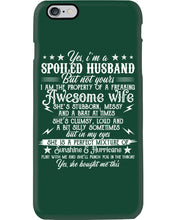 Load image into Gallery viewer, Shes Stubborn Messy And A Brat At Times Black Gift For Husband Phone case
