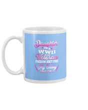 Load image into Gallery viewer, Daughter Of A Veteran Freedom Isn't Free Gift For Daughter Mug
