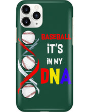 Load image into Gallery viewer, Baseball Be My DNA Gift For Sport Lovers Phone case
