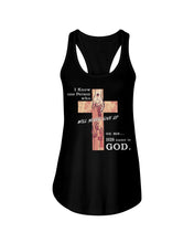Load image into Gallery viewer, I Know One Person Who Will Never Give Up  Special Custom Design Ladies Flowy Tank
