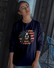 Load image into Gallery viewer, English Cocker Spaniel US Sunflower Gift For Dog Lovers Unisex Long Sleeve
