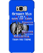 Load image into Gallery viewer, October Man Son Of God Birthday Meaningful Gift For Men Phone case
