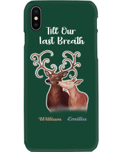 Load image into Gallery viewer, Custom Name Deers Gift For Boyfriend Till Our Last Breath Phone case
