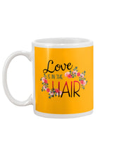 Load image into Gallery viewer, Love Is In The Hair Flower Gift For Women Mug
