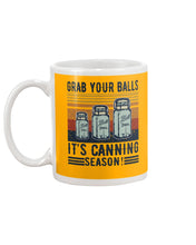 Load image into Gallery viewer, Grab Your Balls It's Canning Season Retro Vintage Mug
